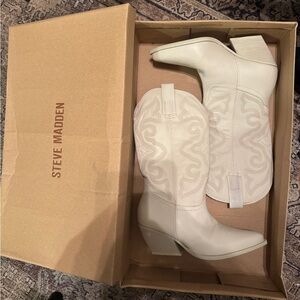 White Cowboy Boots